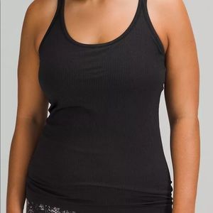 NWOT lululemon Ebb to Street Tank Top black size 8